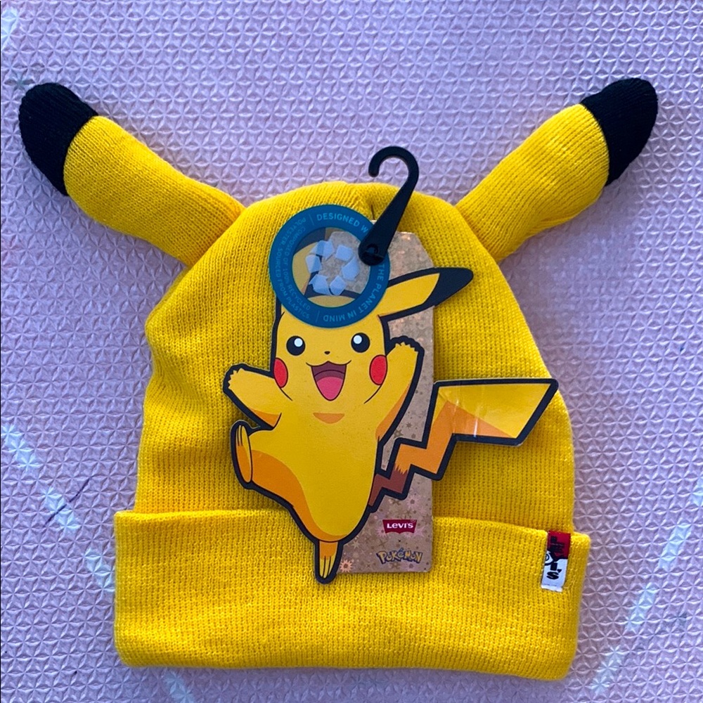 NWT Levi’s X Pokemon Collection:  Pikachu Knit Hat
